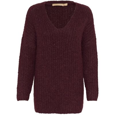 Culture Cubrava Pullover S/M WINETASTING MELANGE S/M Culture Cubrava Pullover S/M WINETASTING MELANGE S/M