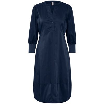 Culture Cuantoinett 3/4 Sleeve Dress S BLUE IRIS S Culture Cuantoinett 3/4 Sleeve Dress S BLUE IRIS S