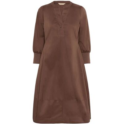 Culture Cuantoinett 3/4 Sleeve Dress XS CAPPUCCINO XS Culture Cuantoinett 3/4 Sleeve Dress XS CAPPUCCINO XS