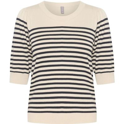 Culture Cuannemarie Ss Oneck XS WHITECAP BLUE STRIPE XS Culture Cuannemarie Ss Oneck XS WHITECAP BLUE STRIPE XS