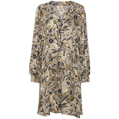 Culture Cuibi Dittemarie Short Dress S SAND FLOWER S Culture Cuibi Dittemarie Short Dress S SAND FLOWER S