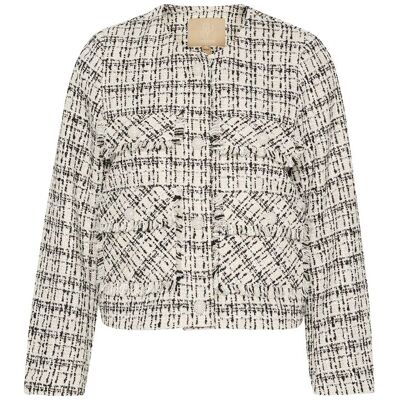 Culture Cucoca Jacket S BLACK/WHITE CHECK S Culture Cucoca Jacket S BLACK/WHITE CHECK S
