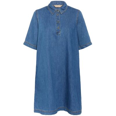 Culture Cuwinnie Arpa Dress XS DARK BLUE WASH XS Culture Cuwinnie Arpa Dress XS DARK BLUE WASH XS