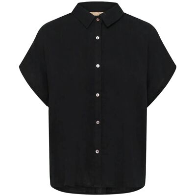 Culture Cumyra Elina Ss Shirt XS BLACK XS Culture Cumyra Elina Ss Shirt XS BLACK XS