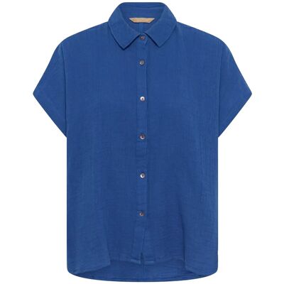 Culture Cumyra Elina Ss Shirt L NAUTICAL BLUE L Culture Cumyra Elina Ss Shirt L NAUTICAL BLUE L