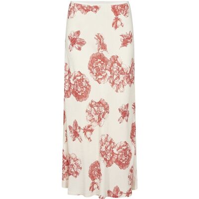 Culture Cualexa Skirt S OFFWHITE/RED FLOWER S Culture Cualexa Skirt S OFFWHITE/RED FLOWER S