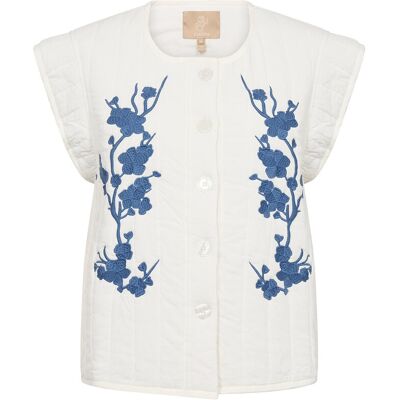 Culture Cupom Waistcoat L SPRING GARDENIA L Culture Cupom Waistcoat L SPRING GARDENIA L