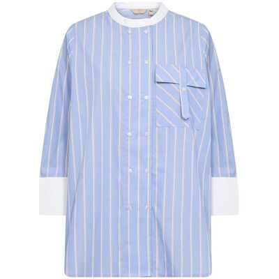 Culture Cuvelo Shirt S BLUE STRIPE S Culture Cuvelo Shirt S BLUE STRIPE S
