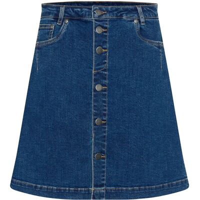 Culture Culea Ami Short Skirt 34 MEDIUM BLUE WASH 34 Culture Culea Ami Short Skirt 34 MEDIUM BLUE WASH 34
