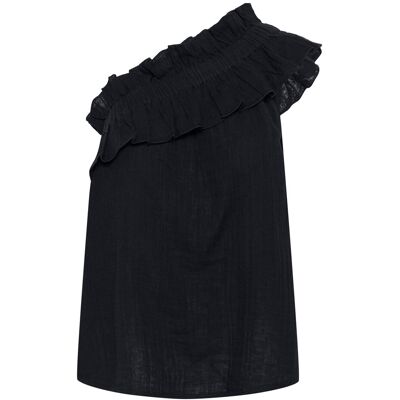 Culture Cupuf Elina One Shoulder Top XXL BLACK XXL Culture Cupuf Elina One Shoulder Top XXL BLACK XXL