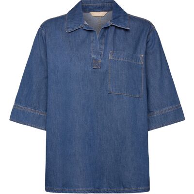Culture Cupin Arpa Blouse S DARK BLUE WASH S Culture Cupin Arpa Blouse S DARK BLUE WASH S