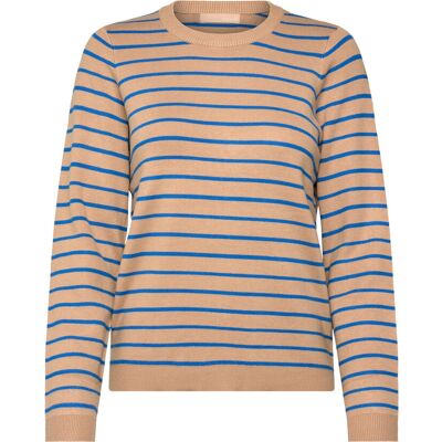 Culture Cuebba Annemette On Pullover M TANNIN/BLUE STRIPE M Culture Cuebba Annemette On Pullover M TANNIN/BLUE STRIPE M