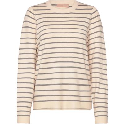 Culture Cuebba Annemette On Pullover M WHITECAP/GREY STRIPE M Culture Cuebba Annemette On Pullover M WHITECAP/GREY STRIPE M