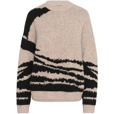 Culture Cuzinna Pullover S/M DUNE MELANGE S/M Culture Cuzinna Pullover S/M DUNE MELANGE S/M