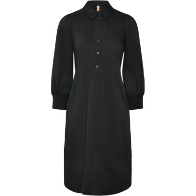 Culture Cutoyam Antoinett Rib Dress XS BLACK XS Culture Cutoyam Antoinett Rib Dress XS BLACK XS