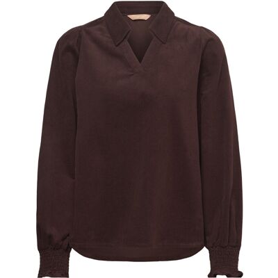 Culture Curhaena Blouse XS COFFEE BEAN XS Culture Curhaena Blouse XS COFFEE BEAN XS
