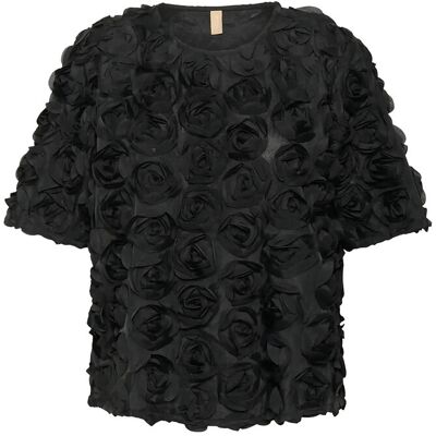 Culture Cucebrine Ss Blouse M BLACK M Culture Cucebrine Ss Blouse M BLACK M