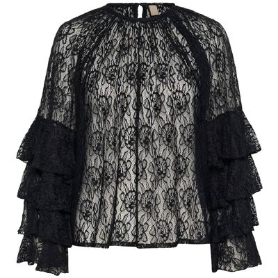 Culture Cuclemency Blouse L BLACK L Culture Cuclemency Blouse L BLACK L