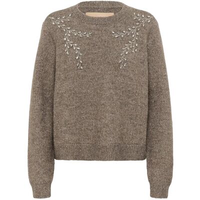 Culture Cuosana Kimmy Bling Pullover XS FALCON MELANGE XS Culture Cuosana Kimmy Bling Pullover XS FALCON MELANGE XS