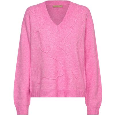 Culture Cutoby Kimmy Pullover L FUCHSIA PINK MELANGE L Culture Cutoby Kimmy Pullover L FUCHSIA PINK MELANGE L