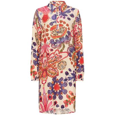 Culture Cumandy Short Dress S BLUE/PINK S Culture Cumandy Short Dress S BLUE/PINK S