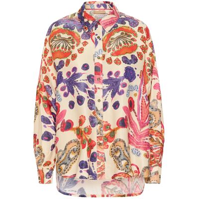 Culture Cumandy Shirt L BLUE/PINK L Culture Cumandy Shirt L BLUE/PINK L