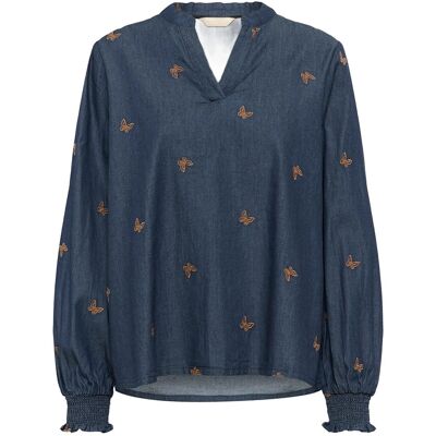 Culture Cufilipa Michelle Blouse XS RINSE WASH XS Culture Cufilipa Michelle Blouse XS RINSE WASH XS