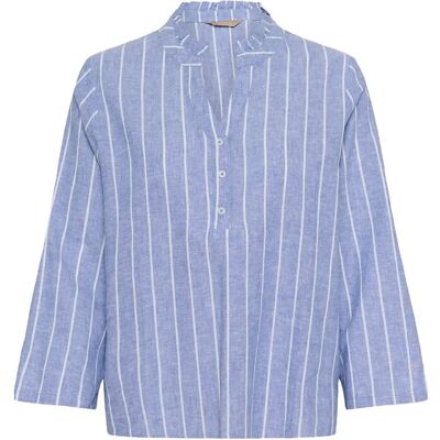 Culture Cuarletty Blouse S POWDER BLUE/GARDENIA STRIPE S Culture Cuarletty Blouse S POWDER BLUE/GARDENIA STRIPE S