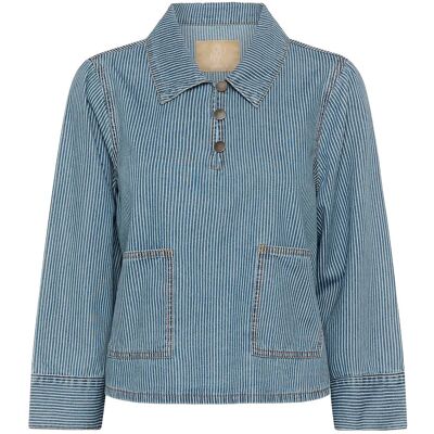 Culture Cuayna Shirtjacket S BLUE/WHITE STRIPE S Culture Cuayna Shirtjacket S BLUE/WHITE STRIPE S