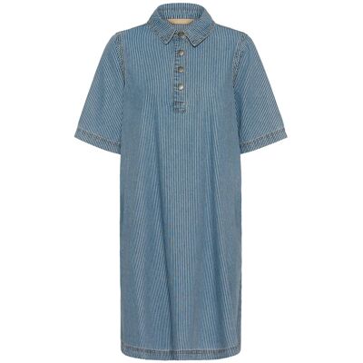 Culture Cuayna Ss Dress L BLUE/WHITE STRIPE L Culture Cuayna Ss Dress L BLUE/WHITE STRIPE L