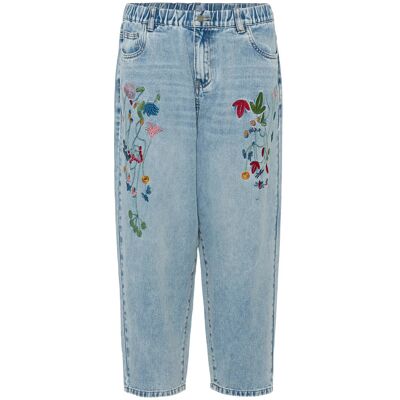 Culture Cutiala Aniceta Embroidery Jeans XL LIGHT BLUE WASH XL Culture Cutiala Aniceta Embroidery Jeans XL LIGHT BLUE WASH XL