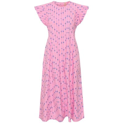 Culture Cumarco Olena Dress S BEGONIA PINK/NAUTICAL BLUE S Culture Cumarco Olena Dress S BEGONIA PINK/NAUTICAL BLUE S