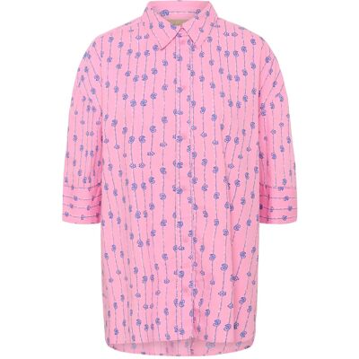 Culture Cumarco Olena Shirt XL BEGONIA PINK/NAUTICAL BLUE XL Culture Cumarco Olena Shirt XL BEGONIA PINK/NAUTICAL BLUE XL
