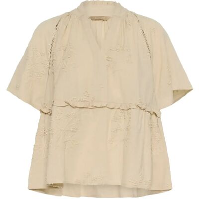 Culture Cujalia Blouse XS OYSTER GRAY XS Culture Cujalia Blouse XS OYSTER GRAY XS
