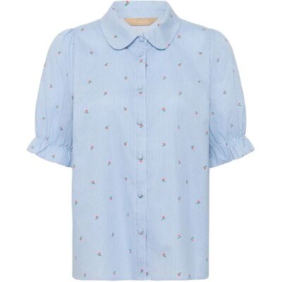 Culture Cuannille Ss Shirt XS BLUE/WHITE STRIPE XS Culture Cuannille Ss Shirt XS BLUE/WHITE STRIPE XS