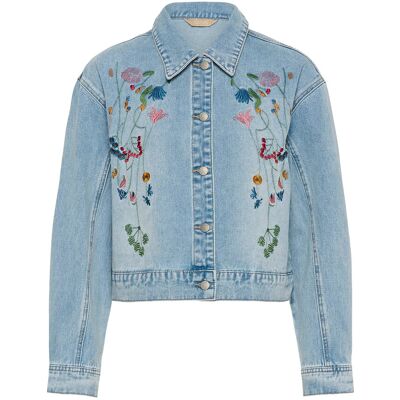 Culture Cutiala Aniceta Embroideryjacket 38 LIGHT BLUE WASH 38 Culture Cutiala Aniceta Embroideryjacket 38 LIGHT BLUE WASH 38
