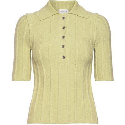 House Of Dagmar Wide Rib Top XS PISTACHIO GREEN XS House Of Dagmar Wide Rib Top XS PISTACHIO GREEN XS