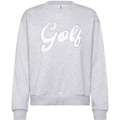Daily Sports Embroidery Sweatshirt S PEBBLE S Daily Sports Embroidery Sweatshirt S PEBBLE S