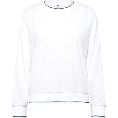 Daily Sports Terry Touch Sweatshirt XS WHITE XS Daily Sports Terry Touch Sweatshirt XS WHITE XS
