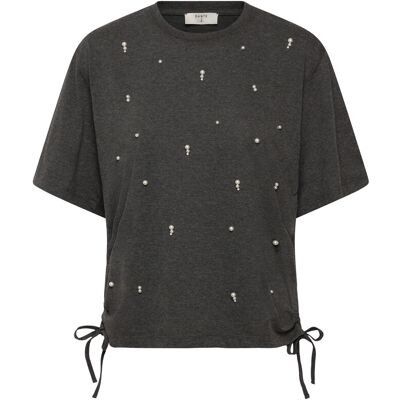 Dante6 -Luxor Pearl Embellished Tee M DARK HEATHER GREY M Dante6 -Luxor Pearl Embellished Tee M DARK HEATHER GREY M