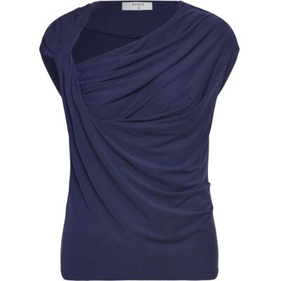 Dante6 -Vicente Twist Detail Jersey Top XS SAPPHIRE BLUE XS Dante6 -Vicente Twist Detail Jersey Top XS SAPPHIRE BLUE XS