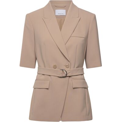 Dante6 -Nissa Short Sleeves Blazer 34 SAND BEIGE 34 Dante6 -Nissa Short Sleeves Blazer 34 SAND BEIGE 34