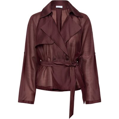Dante6 -Svea Short Trench Blazer 36 CACAO BERRY 36 Dante6 -Svea Short Trench Blazer 36 CACAO BERRY 36