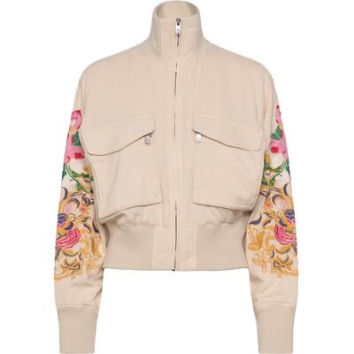 Desigual Woman Woven Jacket L WHITE L Desigual Woman Woven Jacket L WHITE L