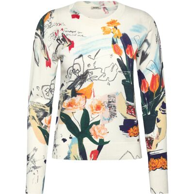 Desigual Jers_Nantes_Lacroix L WHITE L Desigual Jers_Nantes_Lacroix L WHITE L
