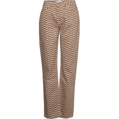 Envii Enbree Straight Jeans Aop 6865 XXS BROWN WAVE XXS Envii Enbree Straight Jeans Aop 6865 XXS BROWN WAVE XXS