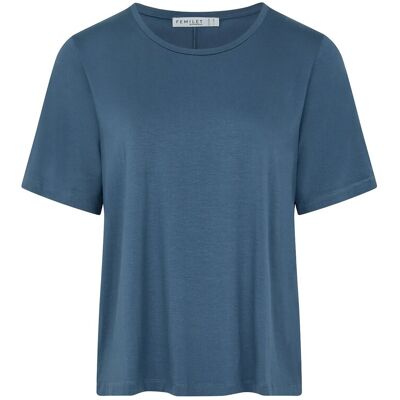 Femilet Yara T-Shirt Short Sleeves 44 DARK DENIM 44 Femilet Yara T-Shirt Short Sleeves 44 DARK DENIM 44