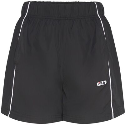 FILA Oilo Loose Contrast Piping Woven Shorts L BLACK L FILA Oilo Loose Contrast Piping Woven Shorts L BLACK L