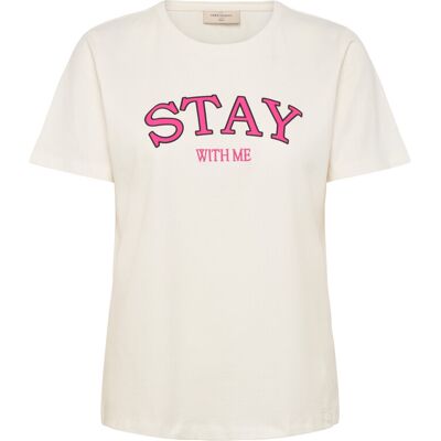 FREE/QUENT Fqfenjal-Tee L STAR OFF-WHITE W FUCHSIA PURPL L FREE/QUENT Fqfenjal-Tee L STAR OFF-WHITE W FUCHSIA PURPL L