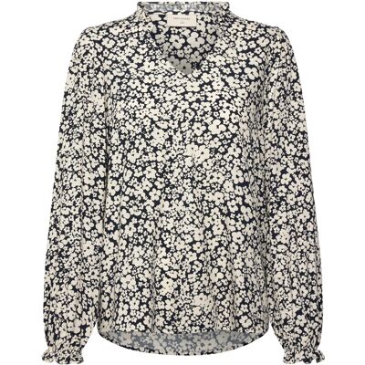 FREE/QUENT Fqadney-Blouse XL NAVY BLAZER W. MOONBEAM XL FREE/QUENT Fqadney-Blouse XL NAVY BLAZER W. MOONBEAM XL